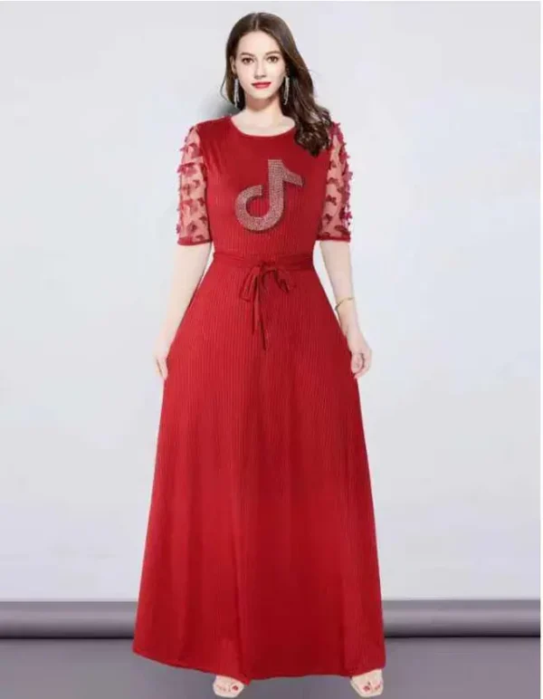 Elegant TikTok Long Dress - Image 3